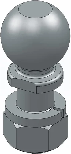 Blue Ox BXW4049 TrackPro Chrome Hitch Ball, 2-5/16″, 13,000 Lbs