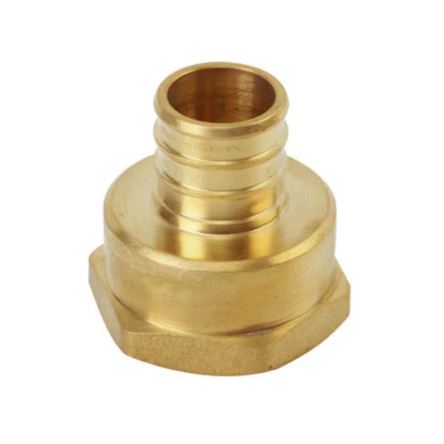 1/2″ PEX Female Adapter, Brass – Crimp x Female Pipe Thread