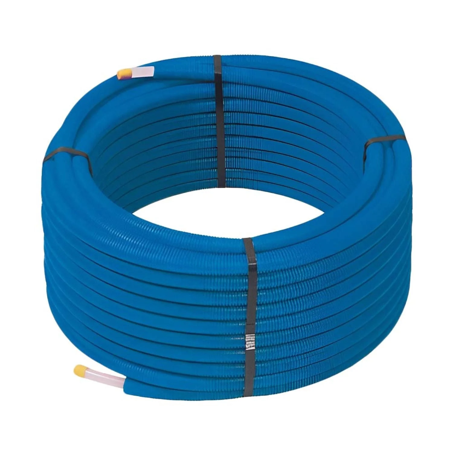 1/2″ PEX Tubing Roll, 300 feet – White Pipe/Blue Sleeve