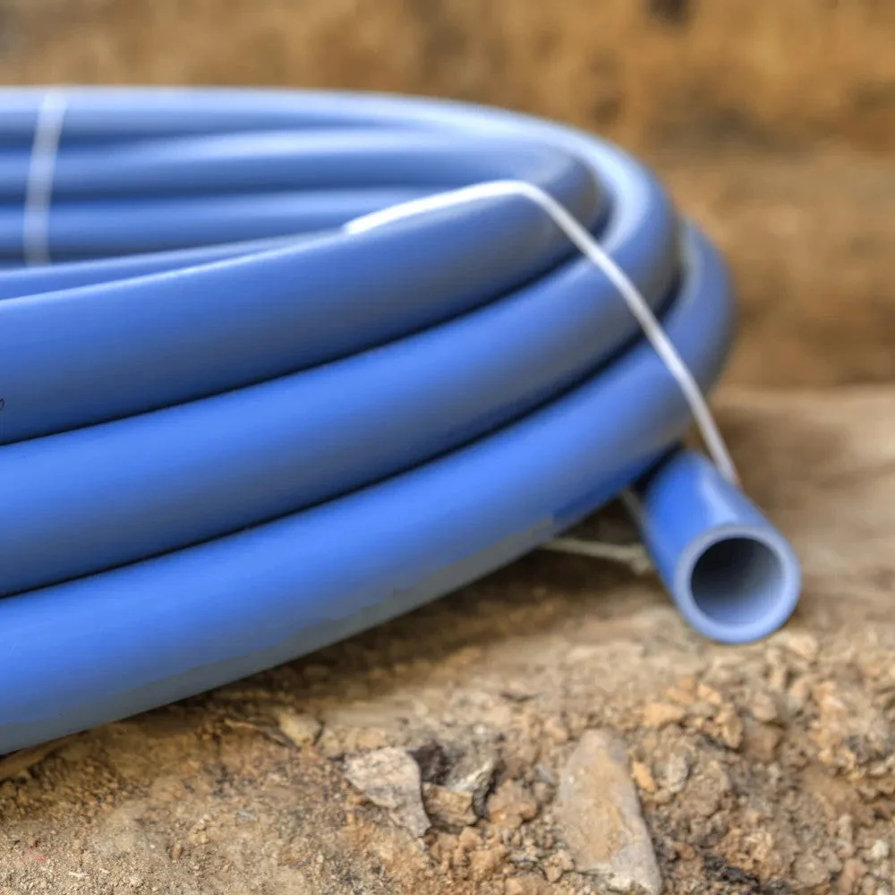 1″ Blue CTS Tuff Tube for Water Distribution, 300′ Rolled Tubing – SDR-9