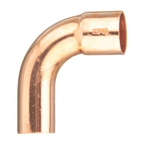 4" FTG x Copper 90° Long Turn Street Elbow