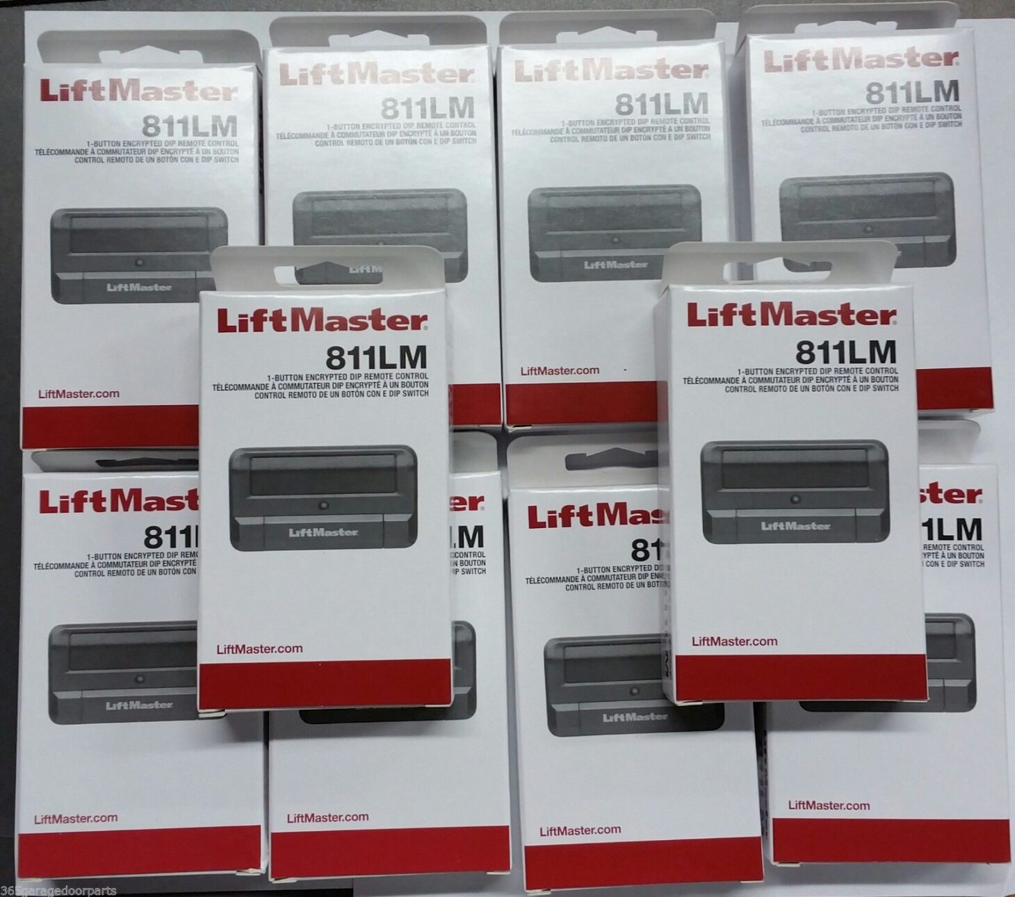 10 pack 811LM LiftMaster Chamberlain 1 button Security+ 2.0™