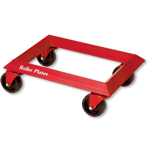 CHAMP Roller Plates, 4" Diameter Wheels, 1,000-lb. Load Capacity