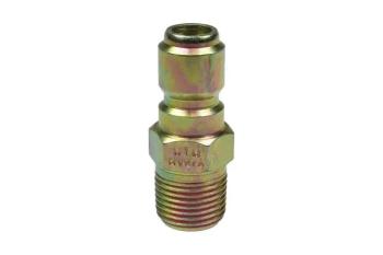 CO 1101STS STRAIGHT THROUGH CONNECTOR, STEEL, 1/4" MPT