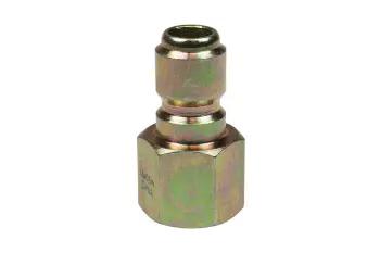CO 1105STS STRAIGHT THROUGH CONNECTOR, STEEL, 3/8" FPT