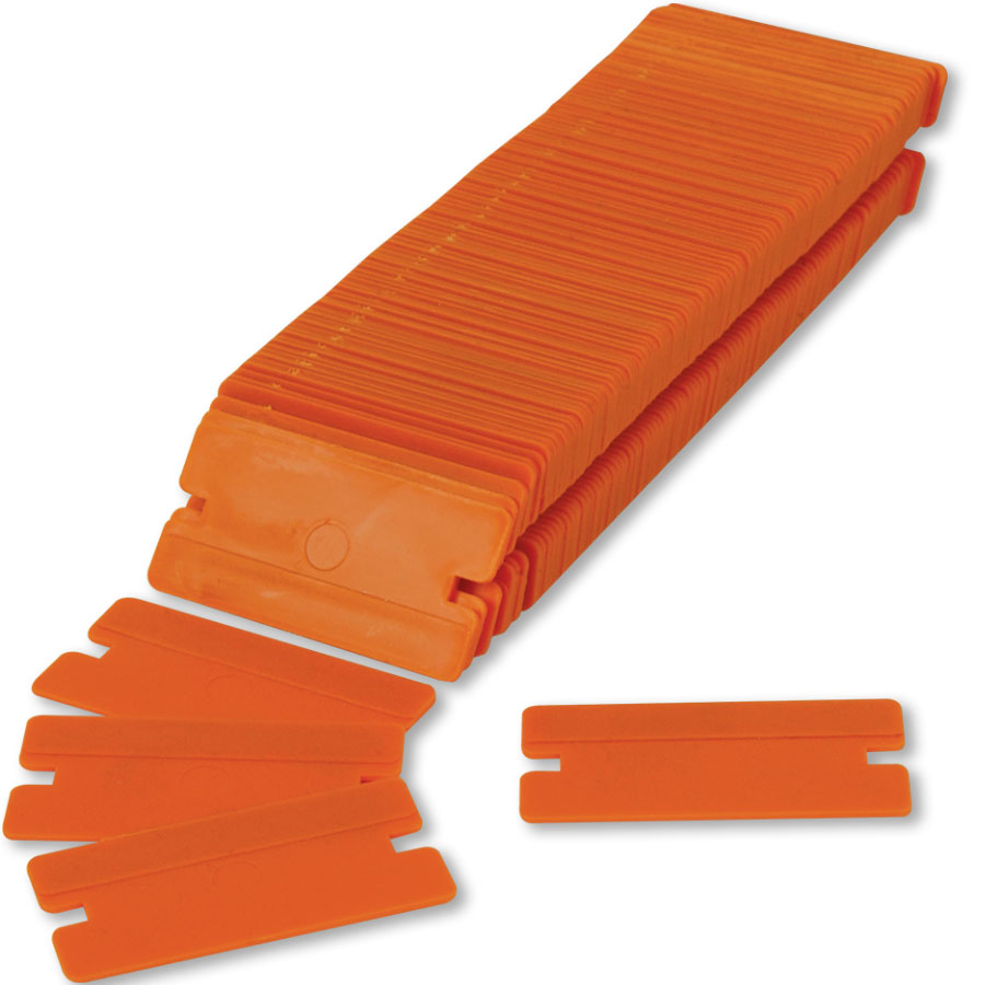 Plastic Razor Blades - Box of 100