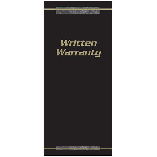 Customer Satisfaction Warranty - Black and Gold