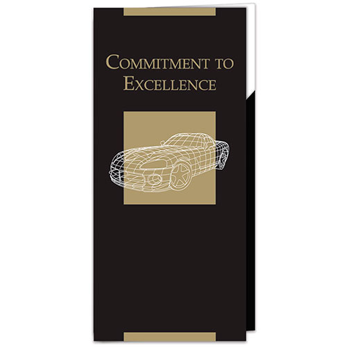 UPDATED - Car Document Folders - Metallic Ink Wireframe