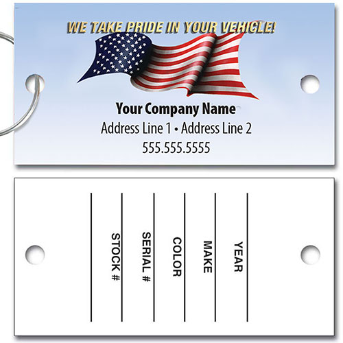 Full-Color Key Tags - Pride