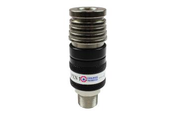 CO 122USE 2-in-1 Safety Exhaust Couplers, 1/2", 1/2" MPT