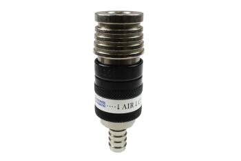 CO 127USE 2-in-1 Safety Exhaust Couplers, 1/2", 3/8" Hose Barb