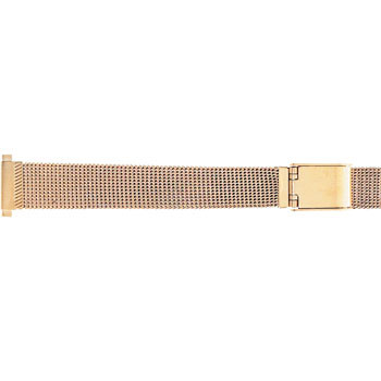 Hadely Roma Yellow Gold Tone Color Metal Watch Band 12 to 15mm Expandable Ends 7 Inch Length