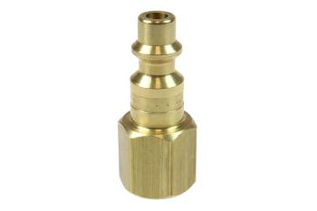 CO 1502B 1/4" Industrial Connector, 1/4" FPT Brass