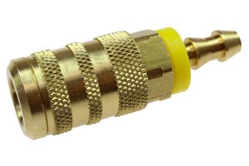 CO 15X6L 1/4" 6-Point Industrial Coupler 3/8" ID Lock-On