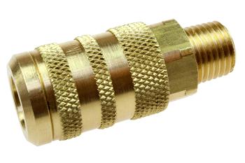 CO 15X6M 1/4" 6-Point Industrial Coupler 3/8" MPT