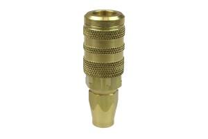 CO 15X4PR 1/4" 6-Point Industrial Coupler, 1/4" ID Polyurethane
