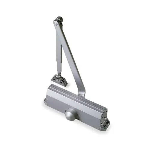 Norton CPS1601 689Click To CopyCloserPlus Spring Arm Adjustable Surface Mount Door Closer with Sex Nuts Aluminum Finish