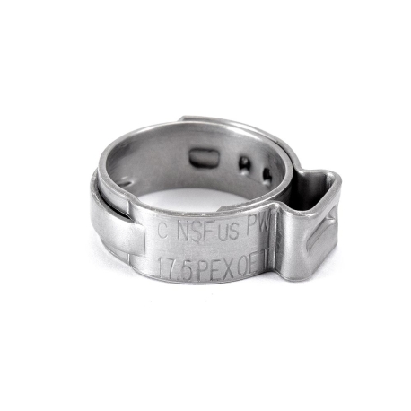 1/2" PEX Grip (No-Slip) Stainless Steel Cinch Clamps SSC (100/bag)