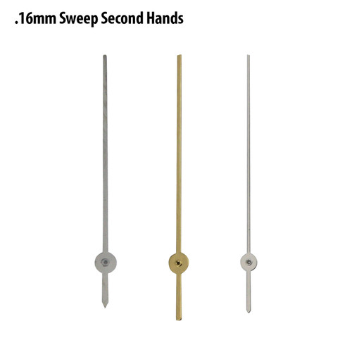 Sweep Second Center Hands For Watches Hole Size .16mm