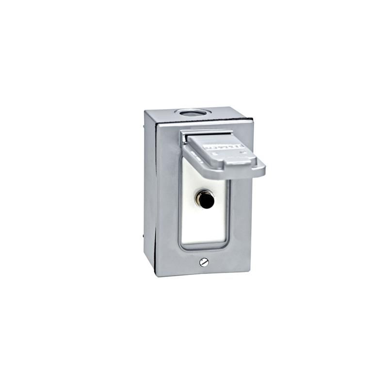 1BXC Nema 4 Exterior One Button With Protective Cover Surface Mount Control Station