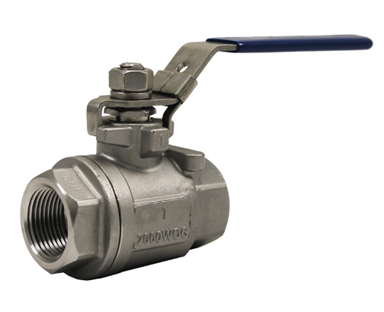 3/4" 2000 PSI Two Piece Full Port Ball Valve – 316 Stainless Steel