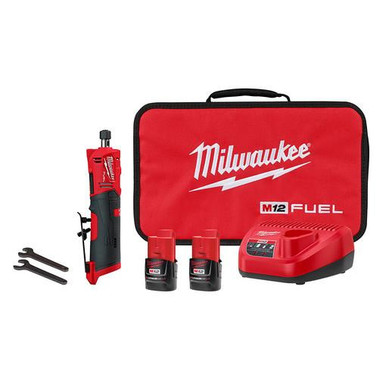 Milwaukee 2486-22 M12 FUEL 1/4 in Straight Die Grinder Kit