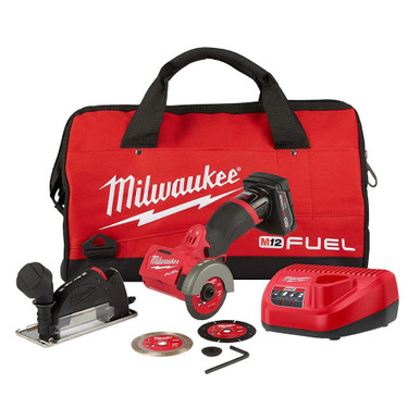 Milwaukee 2522-21XC M12 FUEL 3 in Compact Cut Off Tool Kit