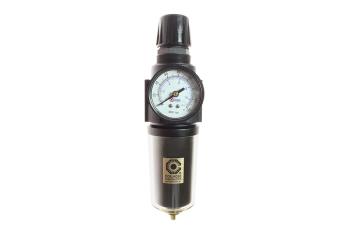 CO 27FC4-DGHS 1/2" Integral Filter/Regulator Duo w/Drain, Gauge, 0-200 PSI, Metal Bowl, Sight Glass
