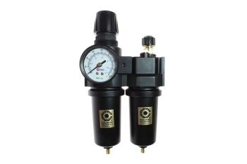 CO 27FCL6-DGM 3/4" Filter/Regulator & Lubricator Trio w/Drain, Gauge, Metal Bowl