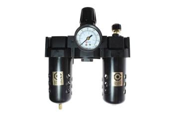 CO 27FRL4-DG 1/2" Filter/Regulator & Lubricator Trio w/Automatic Drain, Gauge