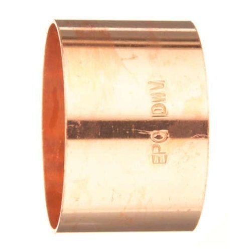 1-1/4" DWV C x C Copper Coupling Without Stop