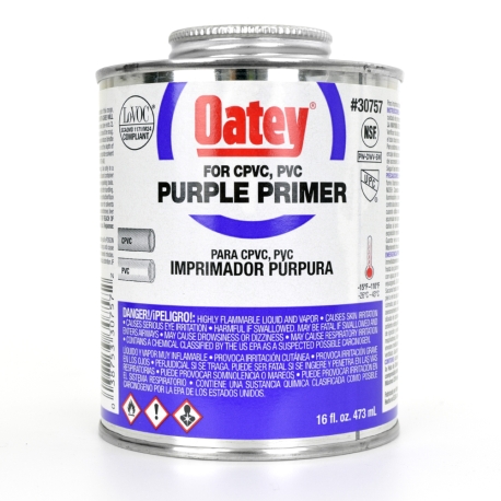 16 oz Purple PVC/CPVC Primer w/ Dauber