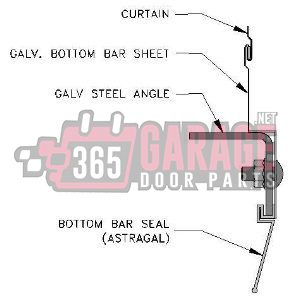 Wayne Dalton / Door Systems Inc. Mini Warehouse Garage Door Weather Seal for Model DS-75