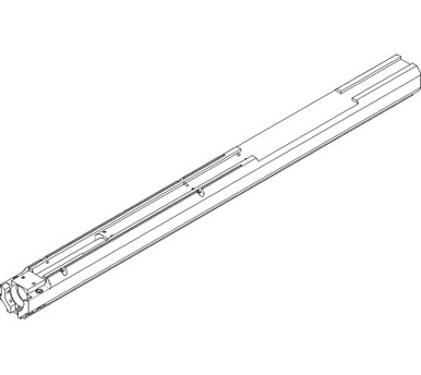 EXTRUSION, MACHINED, LOWER ARM (SOLENOID CUTOUT)