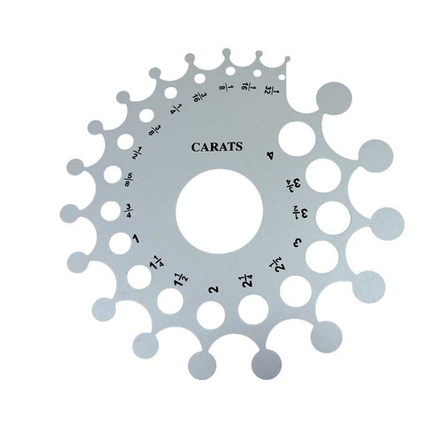 Stone and Mounting Diamond Size Gauge Stone Measuring Tool CLEARANCE