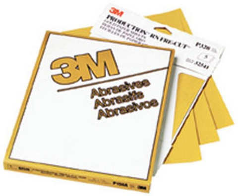 3M 9" X 11" Production Resinite Gold Sheet P120A (02547)