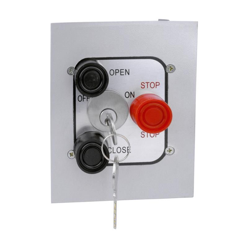 3BFLM Nema 1 Interior Three Button With Mortise Lockout Flush Mount Control Station