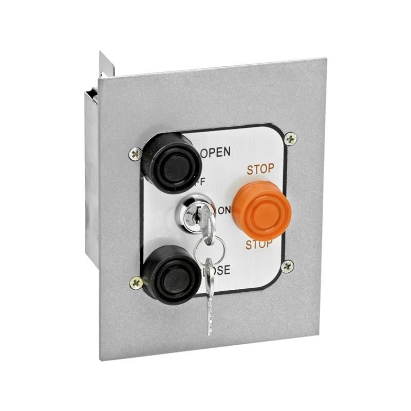 3BFLX Exterior Three Button With Lockout Flush Mount Control Station