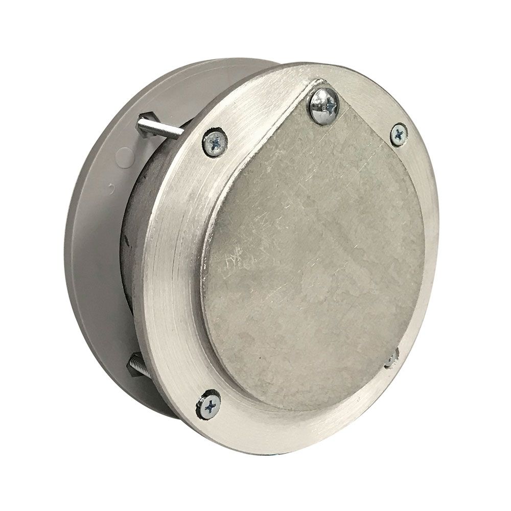 4 InchAluminum Exhaust Port For Doors Up To 2 Inch Thick