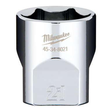 Milwaukee 45-34-8021 3/8 Drive 21mm Socket