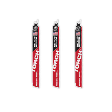 Milwaukee 48-00-6352 9 in 10TPI TORCH w/ NITRUS 3pk