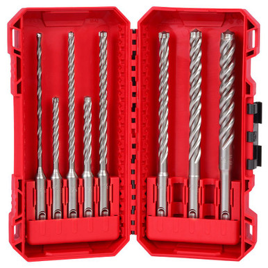 Milwaukee 48-20-7663 8pc. SDS Plus MX4 4-Cutter Drill Bit Kit