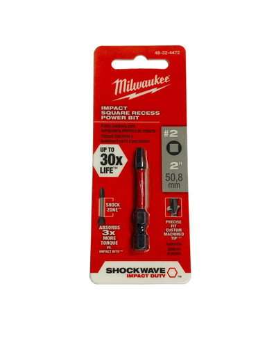 Milwaukee 48-32-4472 #2 Square Recess 2 in Bit