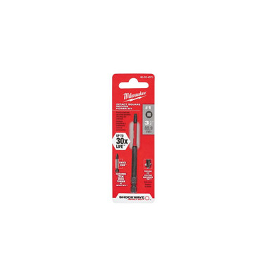 Milwaukee 48-32-4571 SHOCKWAVE 3-1/2 Impact Square Recess #1 Power Bit