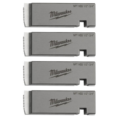 Milwaukee 48-36-1205 1/2 - 3/4 NPT Pipe Threading Dies