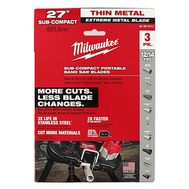 Milwaukee 48-39-0711 27 in Band Saw Blades 12/14 TPI