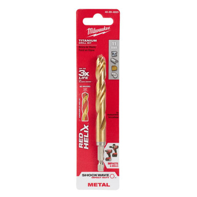 Milwaukee 48-89-4825 Metric Titanium RED HELIX 11 mm