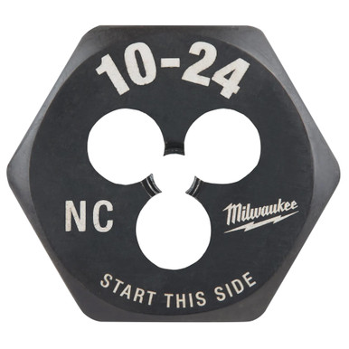 Milwaukee 49-57-5325 10-24 NC 1 Inch Hex Threading Die