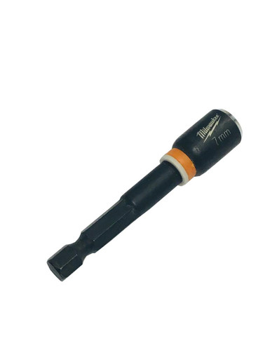 Milwaukee 49-66-0707 SHOCKWAVE 2-9/16 in Magnetic Nut Driver 7mm 10 Pk