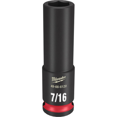 Milwaukee 49-66-6120 Impact 3/8 Drive 7/16 in Deep 6 Pt Socket